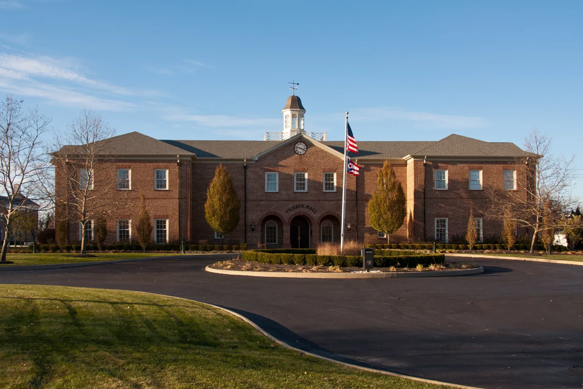 A location photograph in New Albany, OH